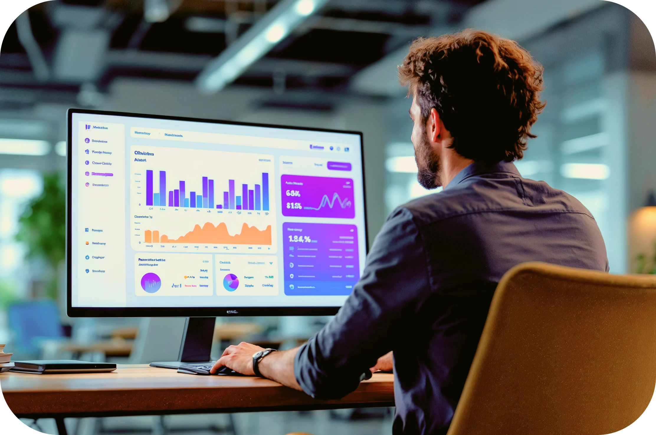 Vizibl Metrics Dashboard showing analytics and performance data